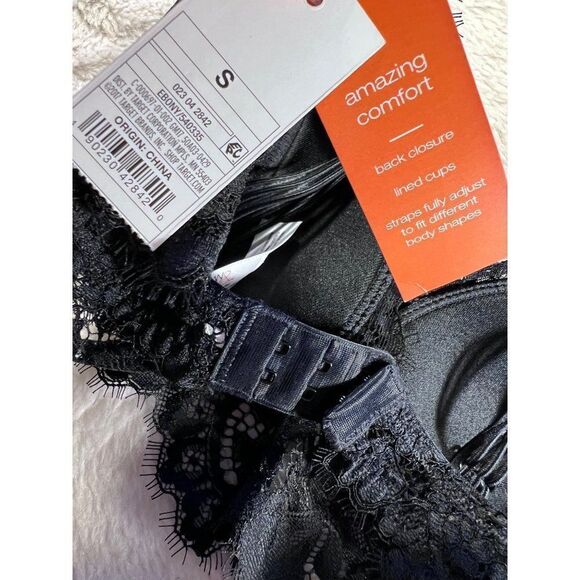 ‎Black Small Gilligan and O'Malley Bralette NWT - Picture 6 of 7